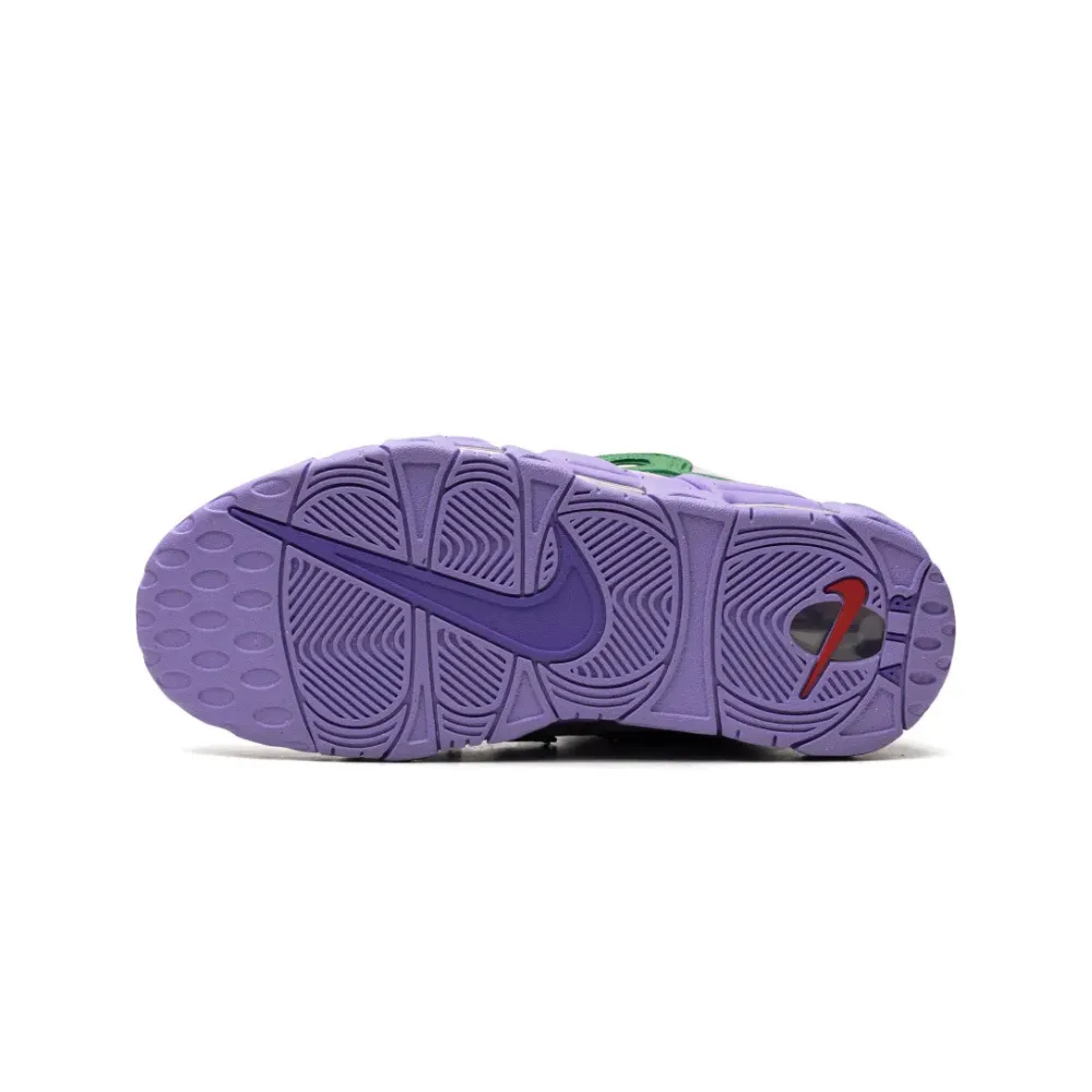 Nike Air More Uptempo Low AMBUSH Lilac Apple Green University Red