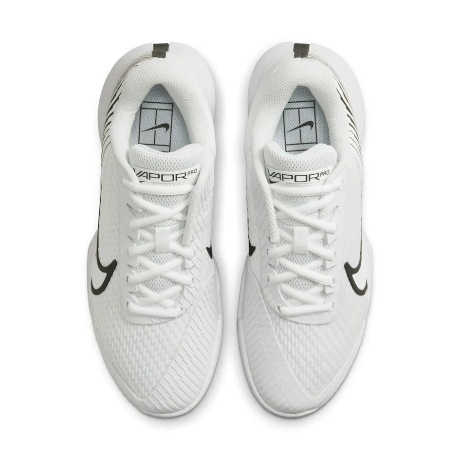 Nike Air Zoom Vapor Pro 2 Hard Court White & Black Women's Tennis Shoes
