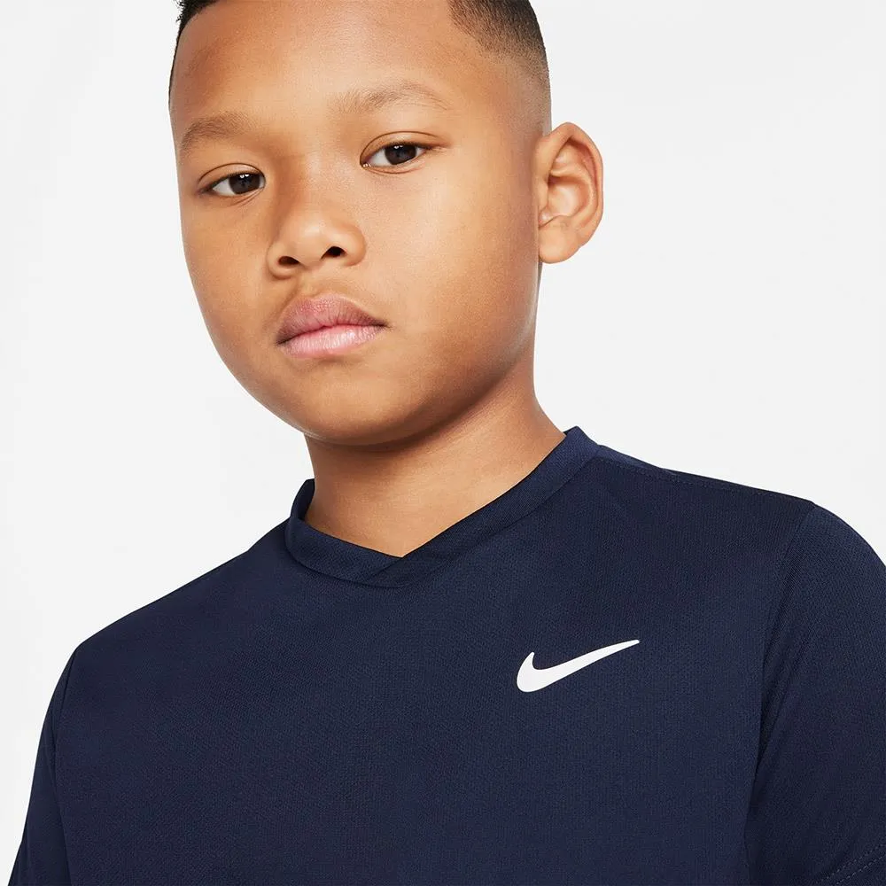 Nike Boys Victory Short Sleeve - Obsidian