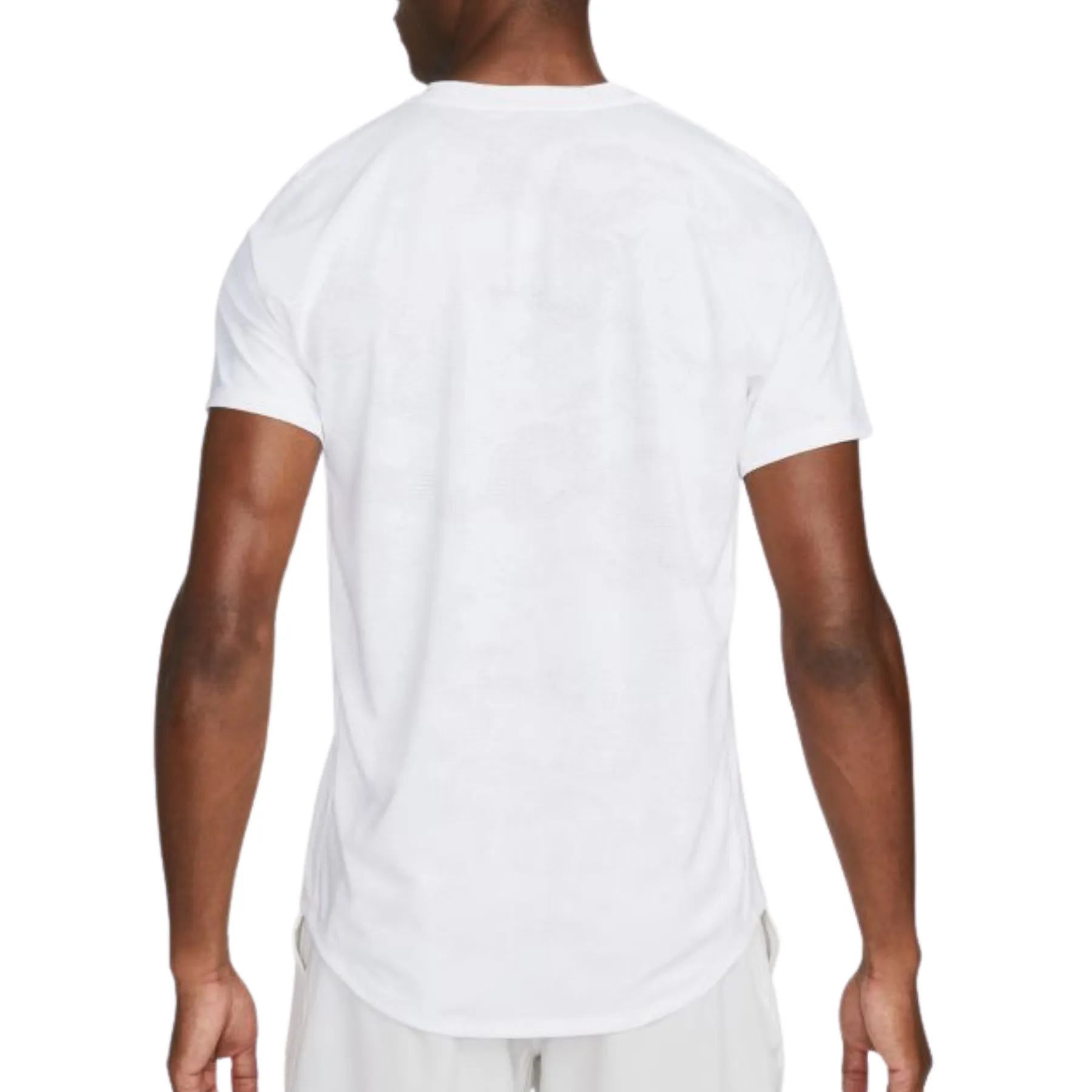 Nike Court Dri-FIT Slam Men Tennis Top - White/Black