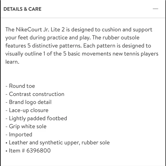 🔥🔥NIKE Court Jr. Lite 2 Tennis Shoe