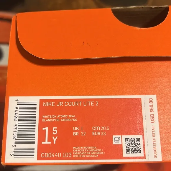 🔥🔥NIKE Court Jr. Lite 2 Tennis Shoe