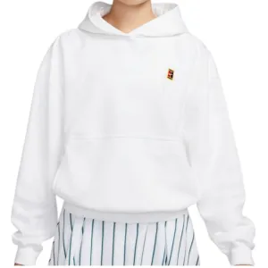 Nike Court Women Fleece Tennis Hoodie - White