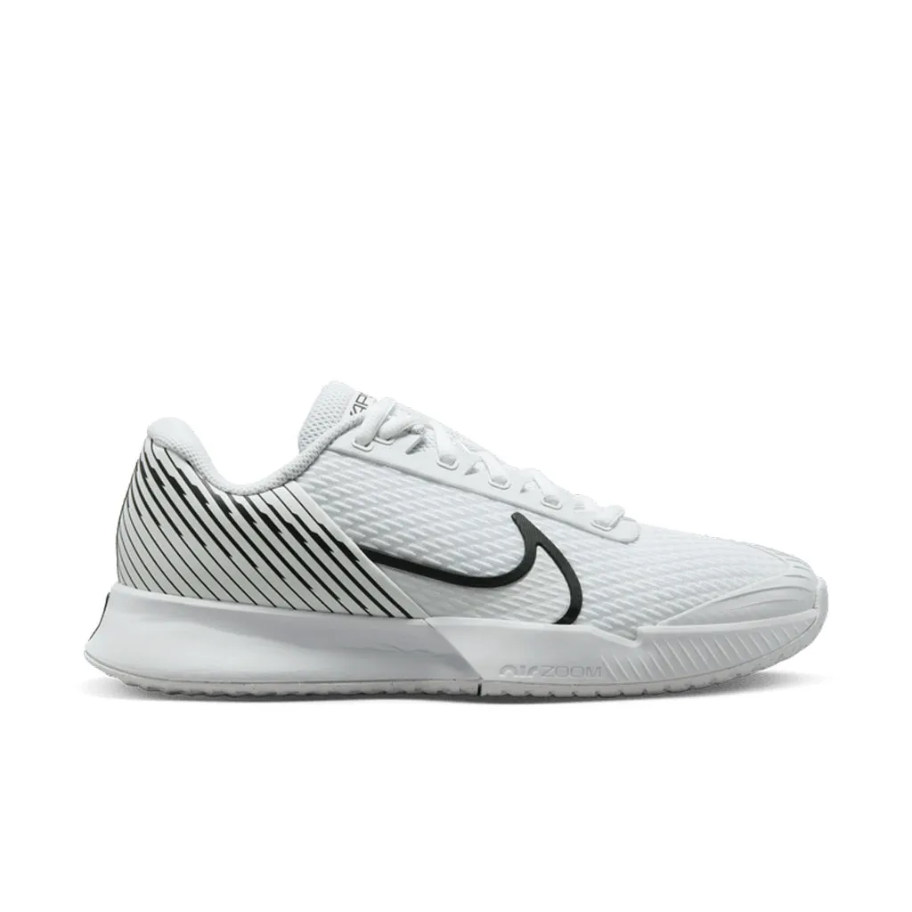 Nike Court Women's Air Zoom Vapor Pro 2 Shoes in White/Black-Pure Platinum