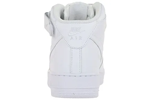 NIKE Force 1 Mid (Ps), Unisex Kid's High-Top, Multi (Black/Black), 12.5 Child UK (31 EU)