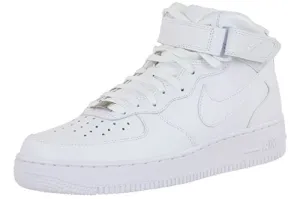 NIKE Force 1 Mid (Ps), Unisex Kid's High-Top, Multi (Black/Black), 12.5 Child UK (31 EU)