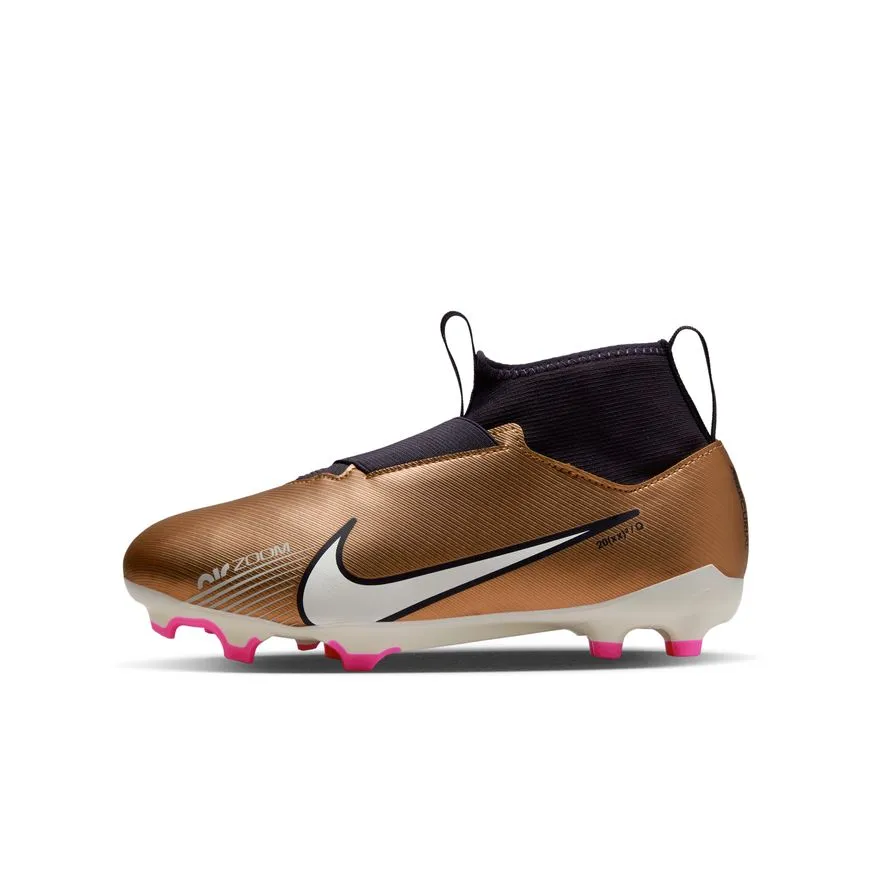 Nike Jr. Zoom Mercurial Superfly 9 Academy FG/MG - METALLIC COPPER