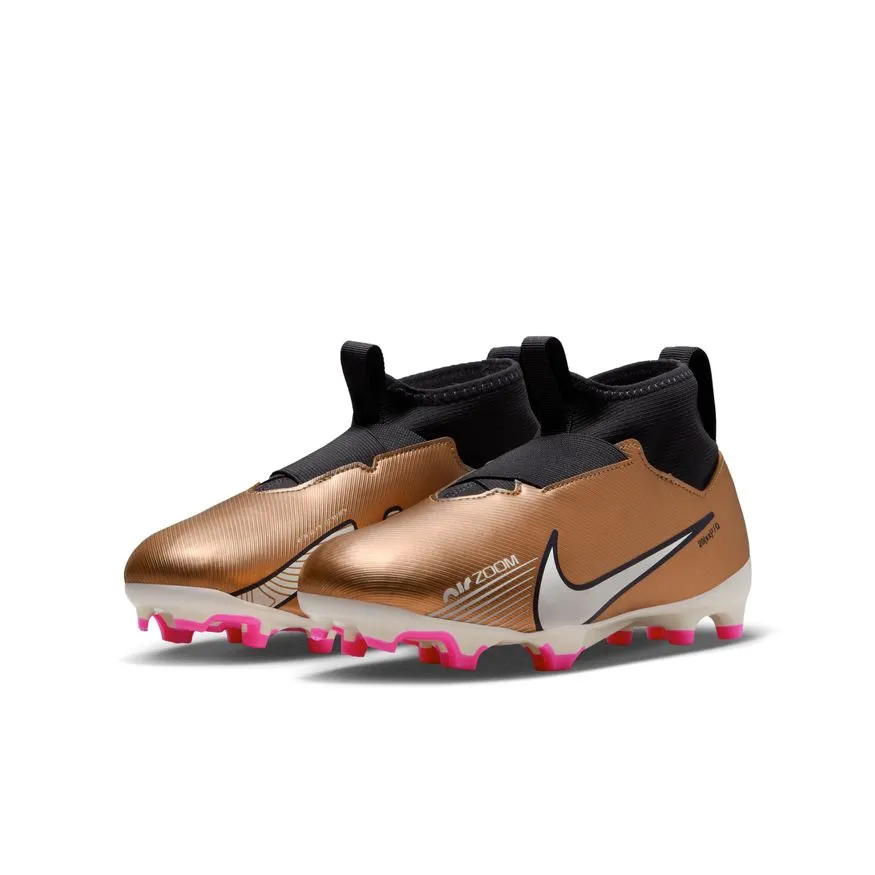 Nike Jr. Zoom Mercurial Superfly 9 Academy FG/MG - METALLIC COPPER