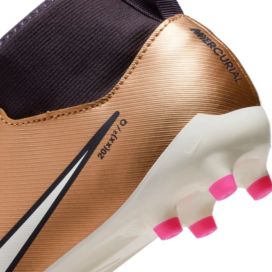 Nike Jr. Zoom Mercurial Superfly 9 Academy FG/MG - METALLIC COPPER
