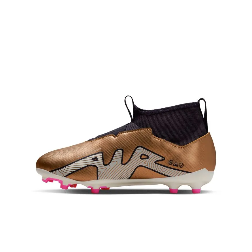 Nike Jr. Zoom Mercurial Superfly 9 Academy FG/MG - METALLIC COPPER