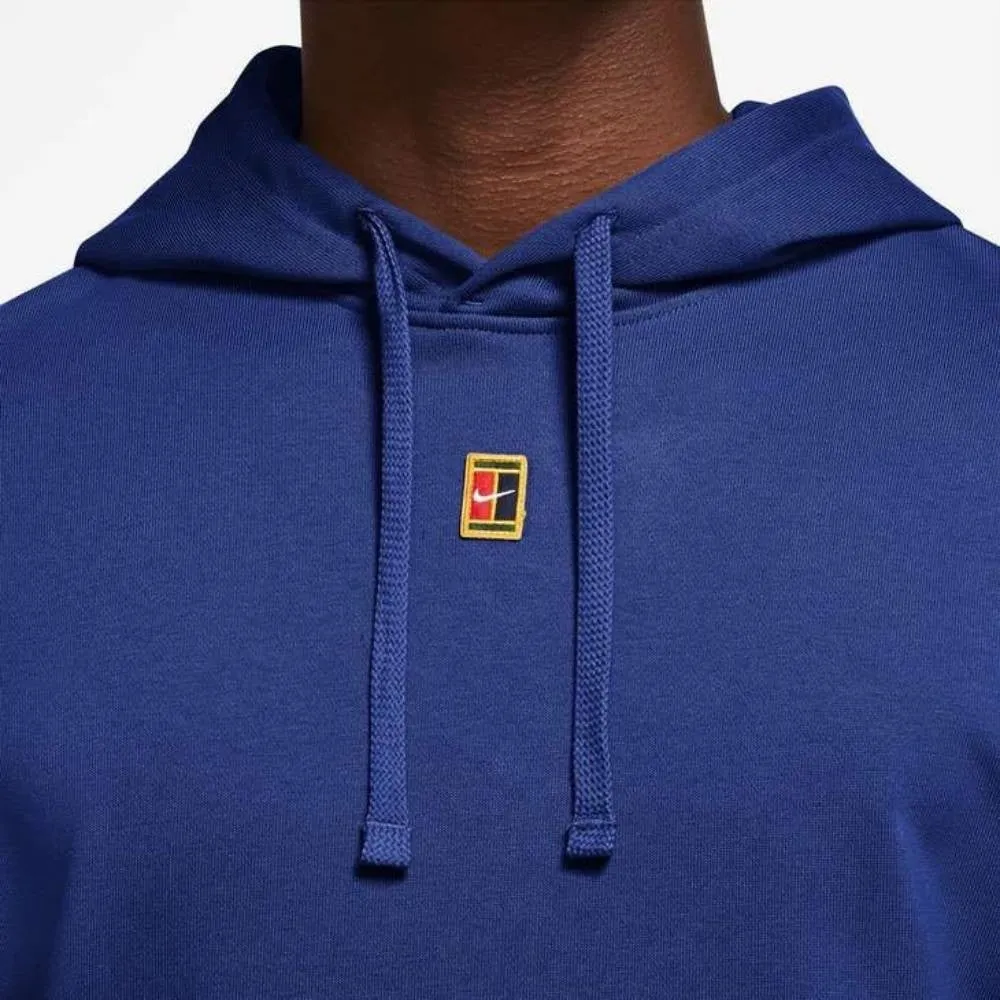 Nike Men's Fleece Heritage Tennis Hoodie (Blue)