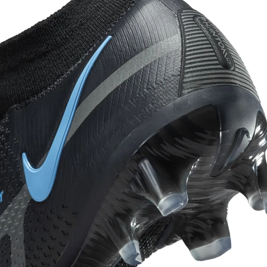Nike Phantom GT2 Elite DF FG - Black/Black-Iron Grey