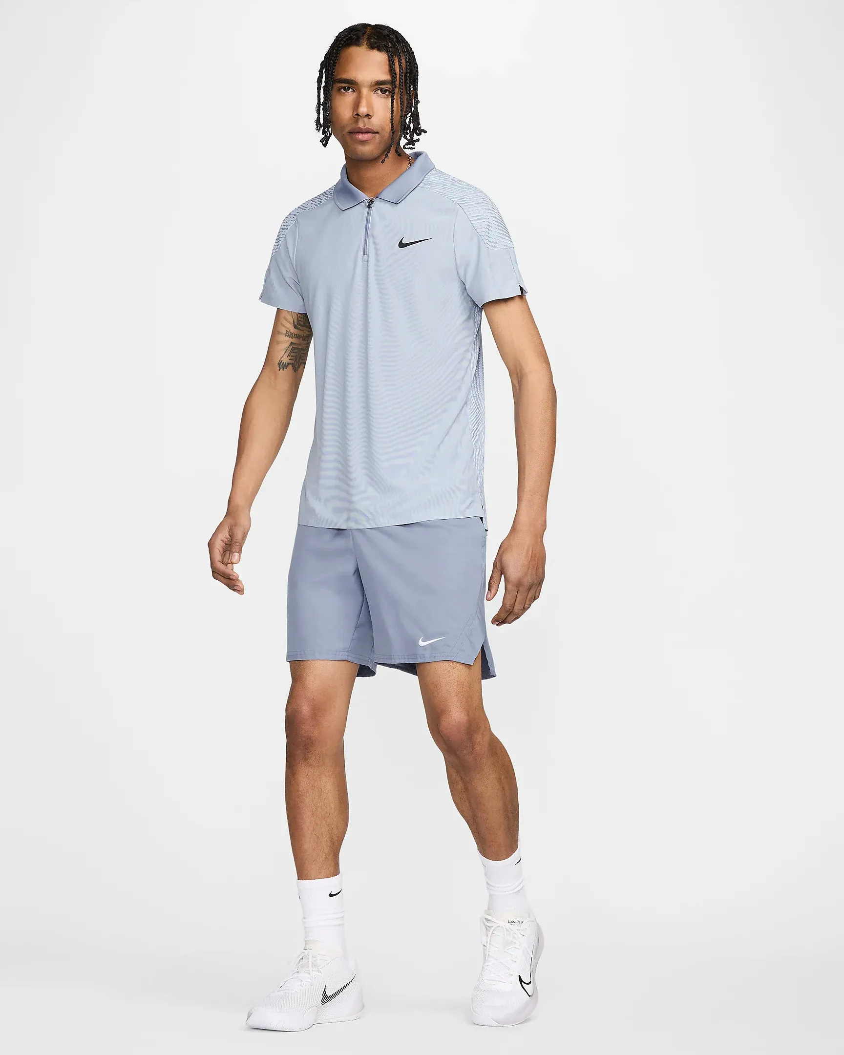 Nike Slam Men's Dri-FIT ADV Tennis Polo (Grey or Pink color) - 2024 NEW ARRIVAL