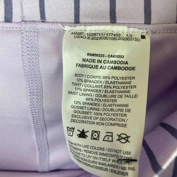 Nike Tennis Golf Skort Court Victory Flouncy Print Women's Violet FD5582-511 XL