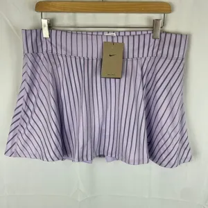 Nike Tennis Golf Skort Court Victory Flouncy Print Women's Violet FD5582-511 XL
