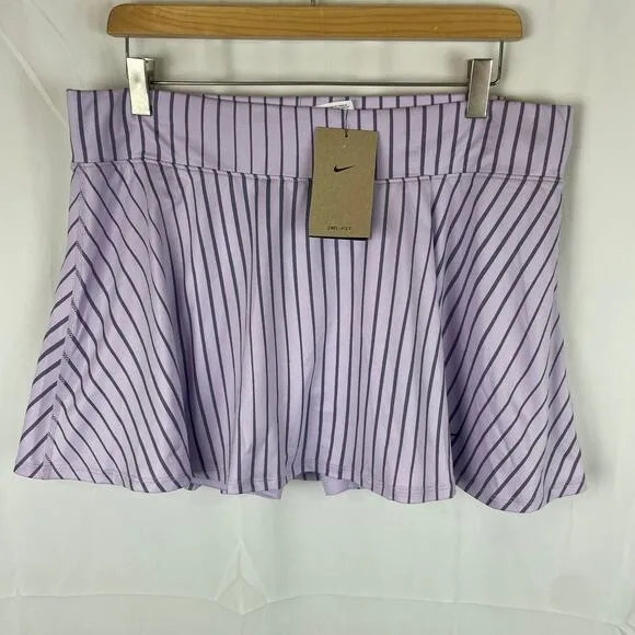 Nike Tennis Golf Skort Court Victory Flouncy Print Women's Violet FD5582-511 XL