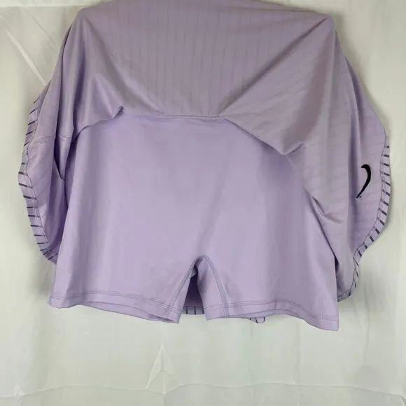 Nike Tennis Golf Skort Court Victory Flouncy Print Women's Violet FD5582-511 XL