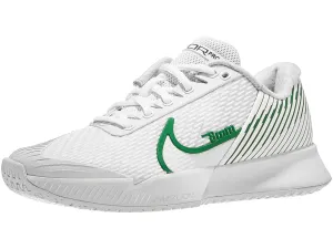 Nike Vapor Pro 2 White/Kelly Green Women's Tennis Shoes - 2023 NEW ARRIVAL