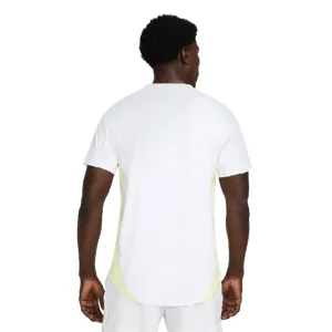NikeCourt Dri-FIT Advantage Slam Luminous Green & Medium Ash Men's Tennis Top