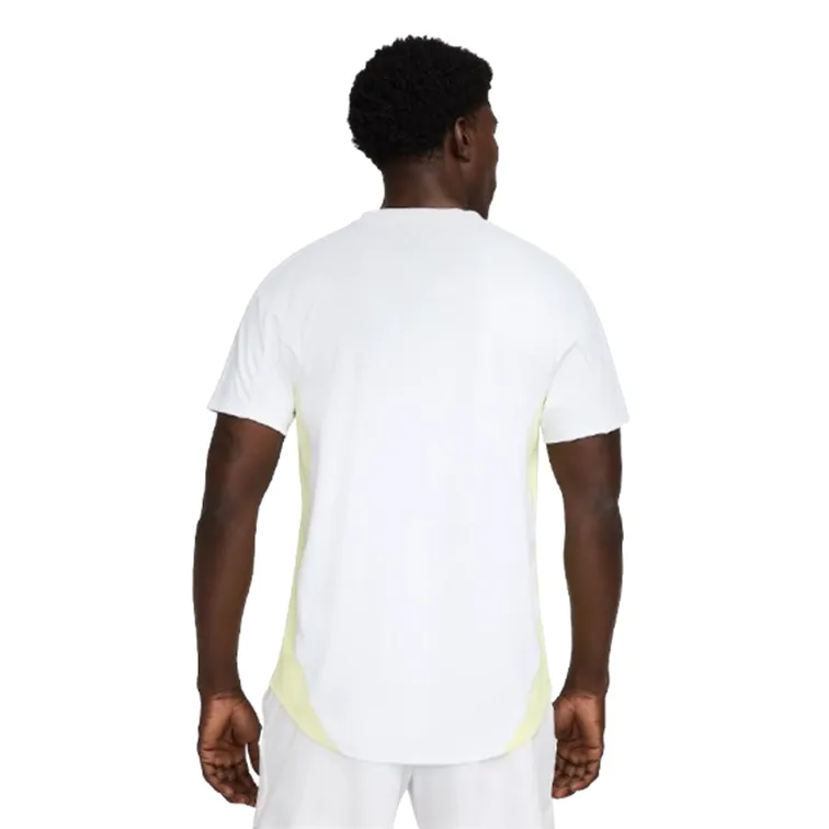 NikeCourt Dri-FIT Advantage Slam Luminous Green & Medium Ash Men's Tennis Top