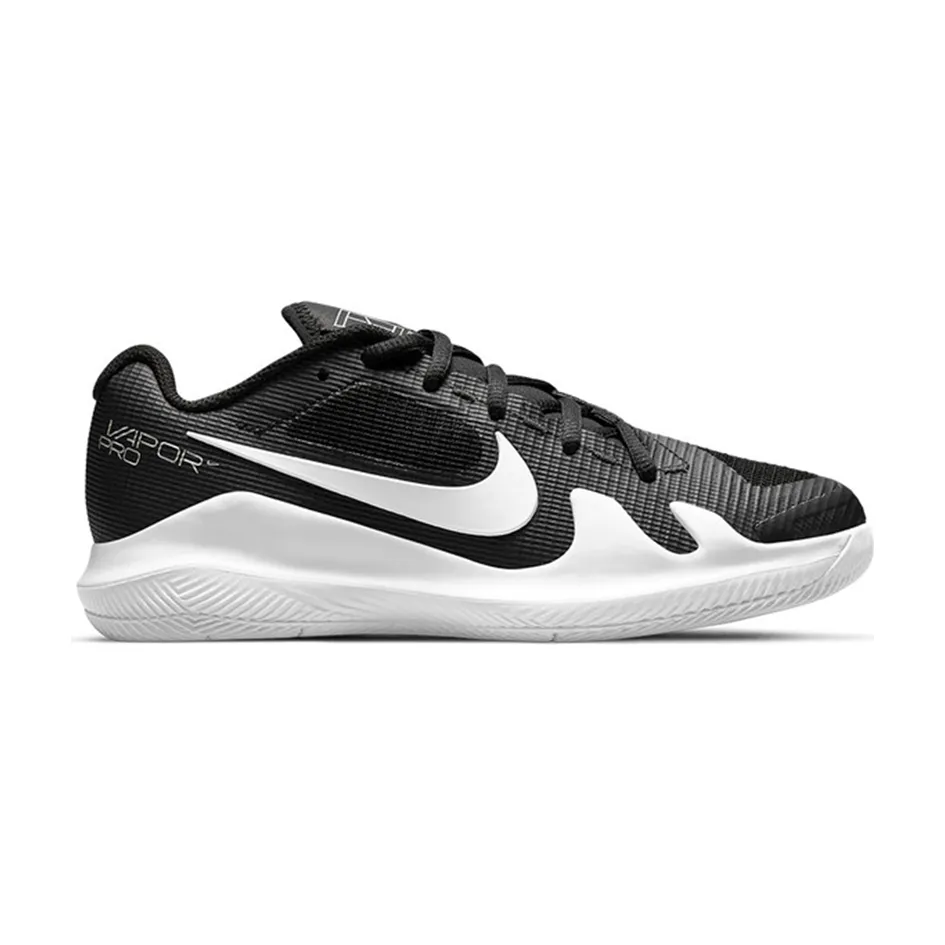 NikeCourt Junior Vapor Pro Black/White Tennis Shoes