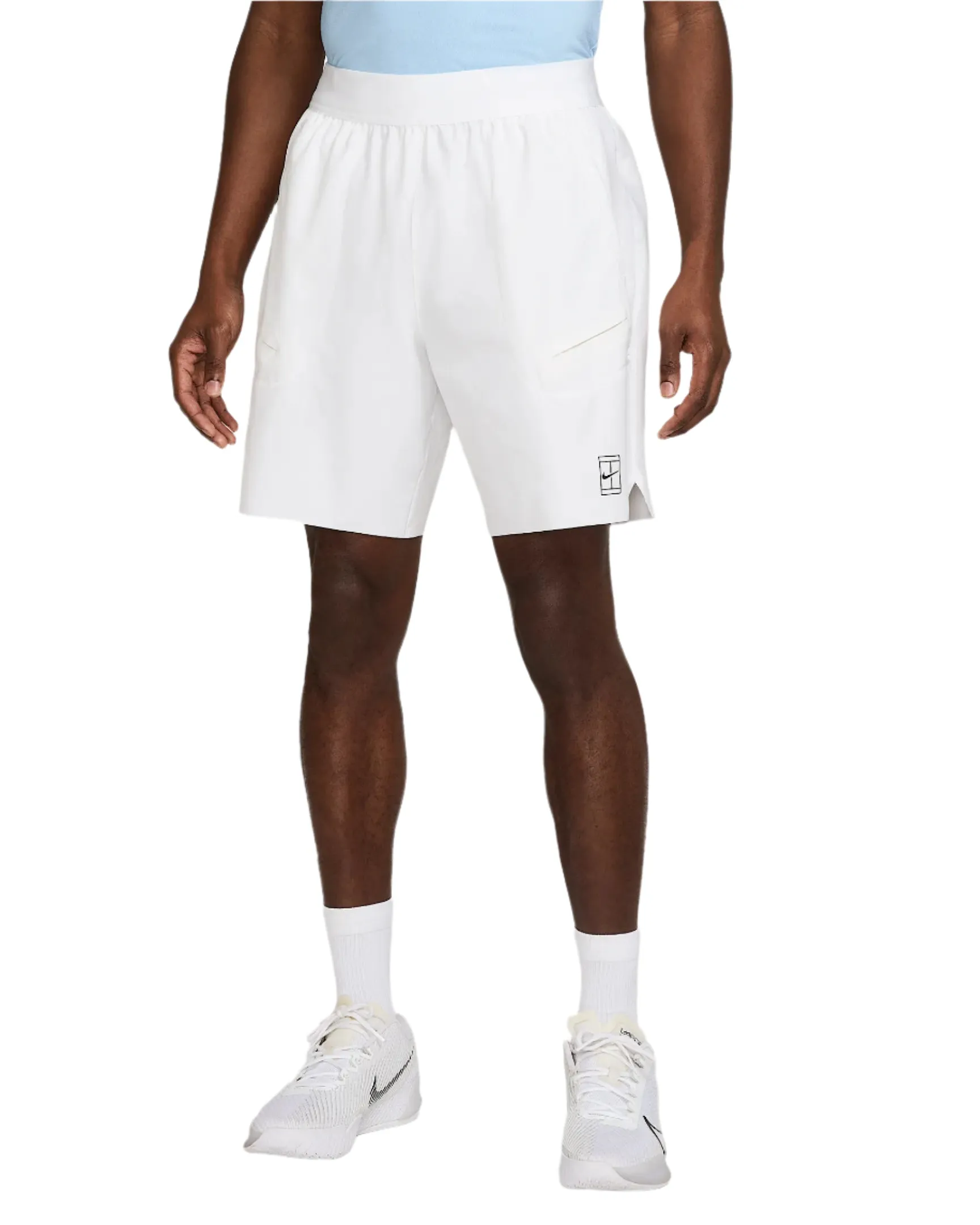NIKECOURT MENS TENNIS DRI-FIT ADVANTAGE 8" SHORT