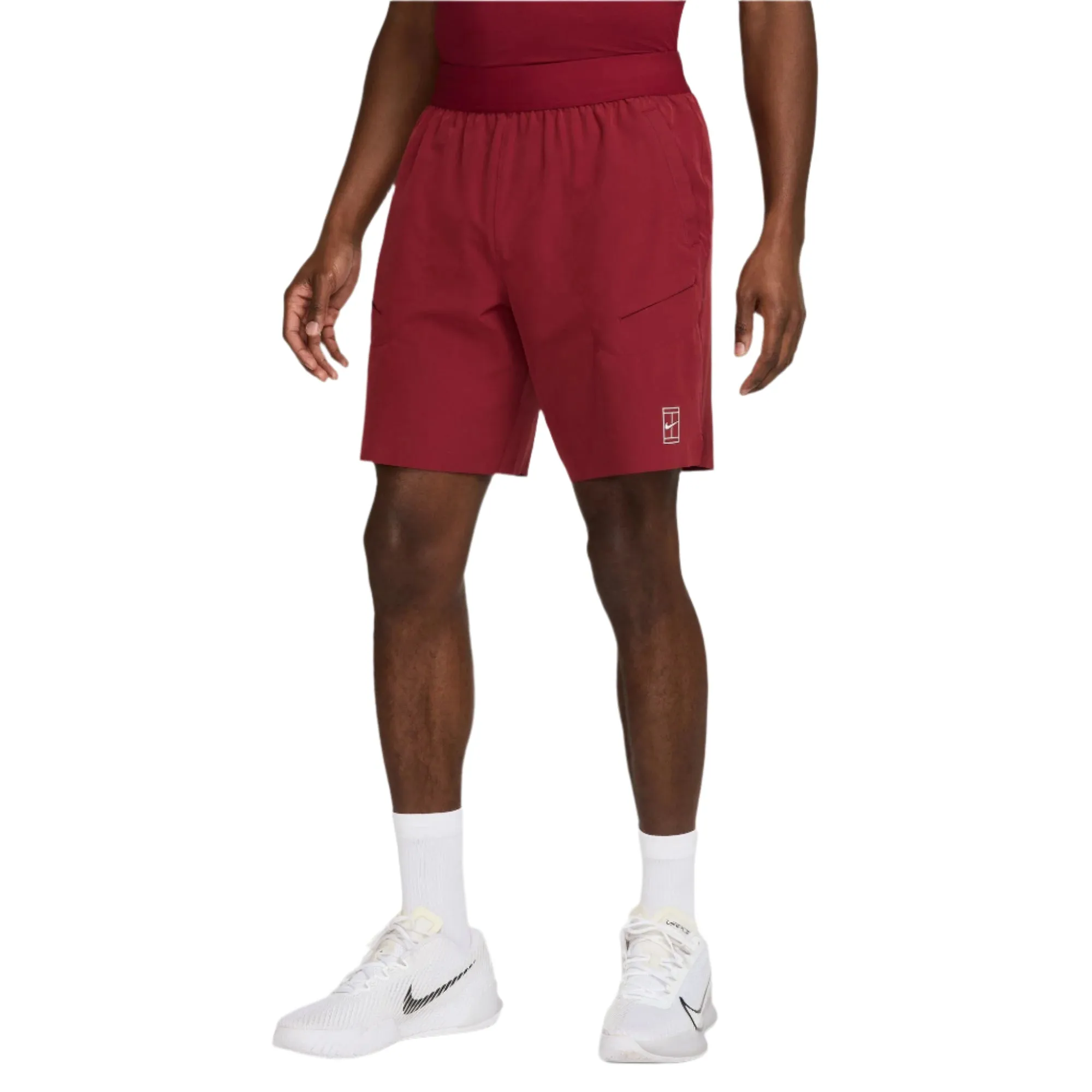 NIKECOURT MENS TENNIS DRI-FIT ADVANTAGE 8" SHORT