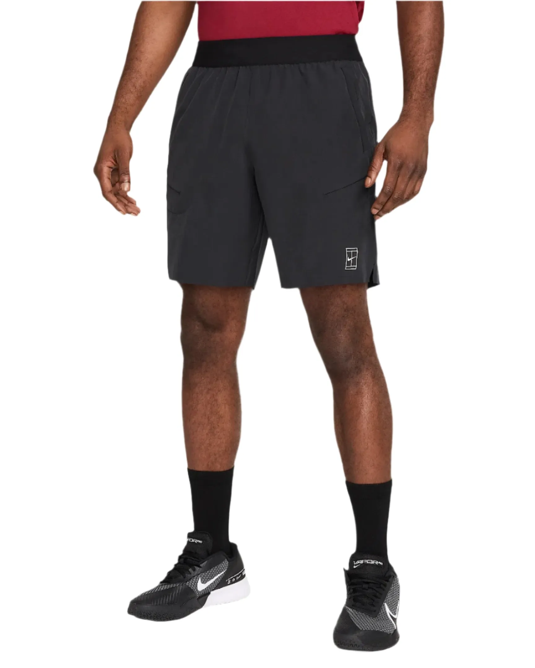 NIKECOURT MENS TENNIS DRI-FIT ADVANTAGE 8" SHORT