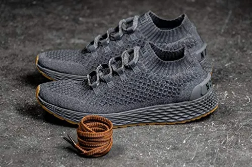 NOBULL Women's Dark Grey Knit Runner 5.5 US
