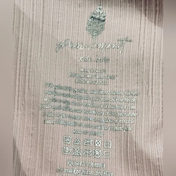 NWOT Free People Good Karma Running Shorts