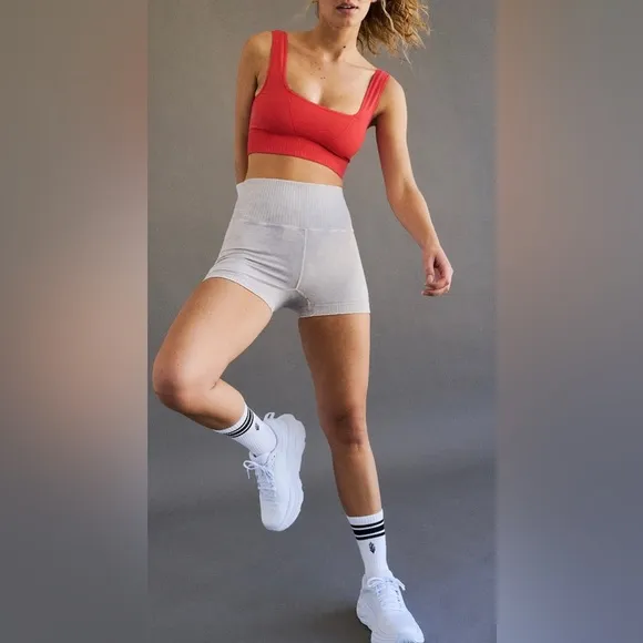 NWOT Free People Good Karma Running Shorts