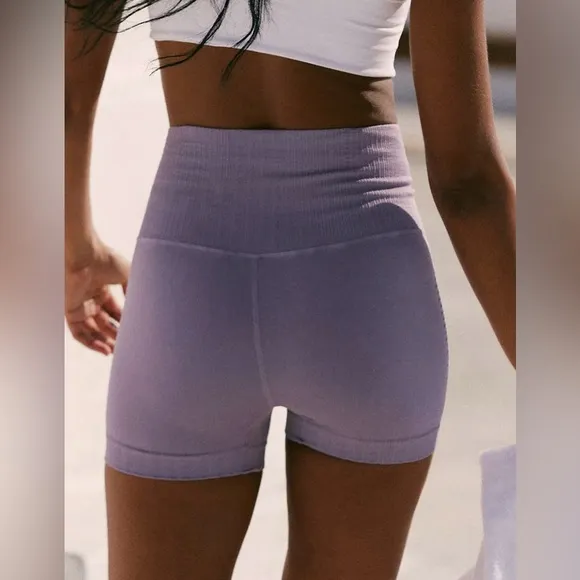 NWOT Free People Good Karma Running Shorts