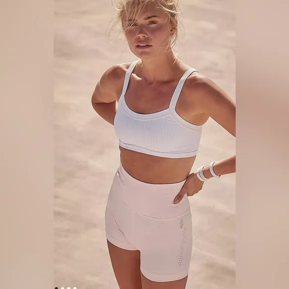 NWOT Free People Good Karma Running Shorts