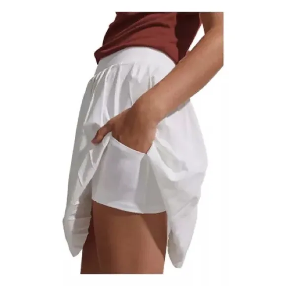 NWT Varley Newman High Rise Skort 14.5&quot; White Size Large