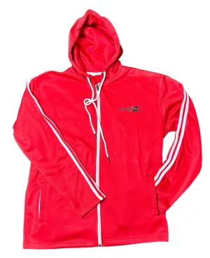 OneX USA Racing Unisex Zippered Hoodie - Red
