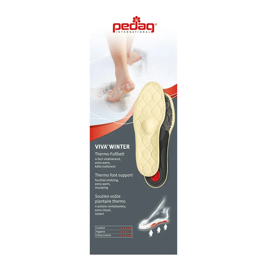 Pedag Viva Winter 198 Comfort Insoles ÃƒÂ¢Ã¢â€šÂ¬Ã¢â‚¬Å“ Warm, Soft & Cushioned Support!