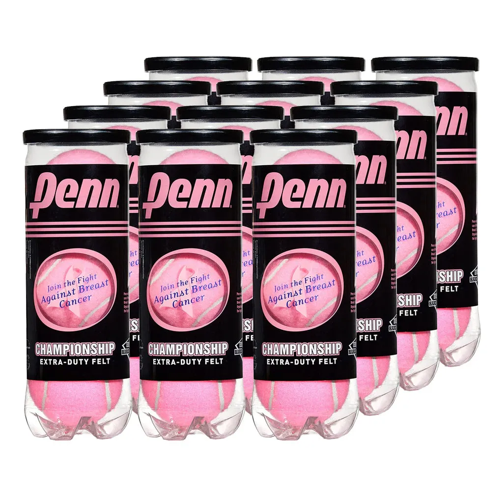 Penn Championship Extra  Duty Pink 12 Cans/ 3 Dozen balls per case