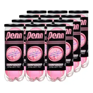 Penn Championship Extra  Duty Pink 12 Cans/ 3 Dozen balls per case