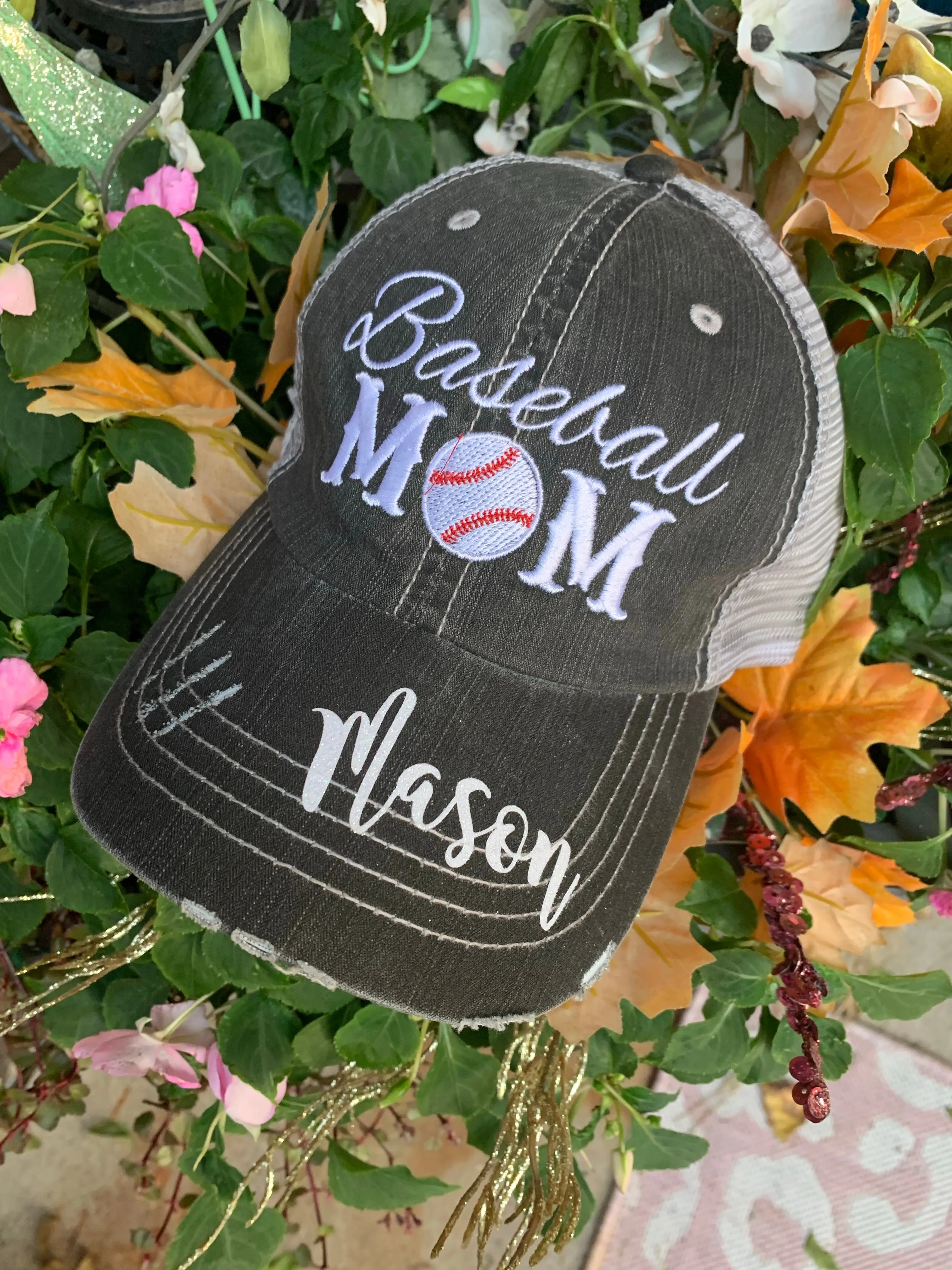 Personalized SOCCER hats Soccer mom Womens embroidered trucker caps Soccer hair