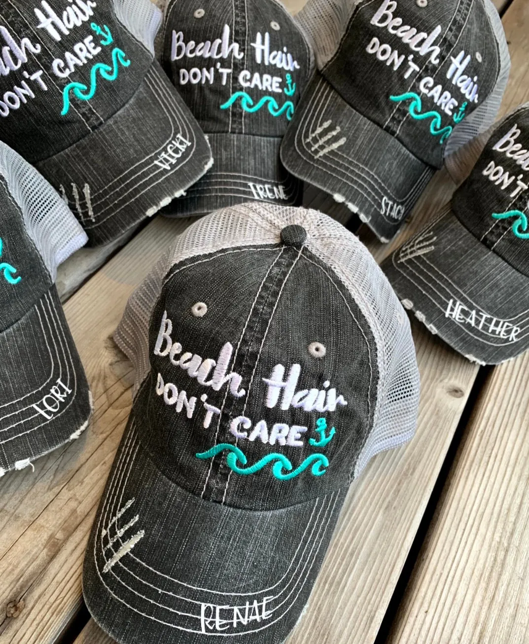 Personalized SOCCER hats Soccer mom Womens embroidered trucker caps Soccer hair