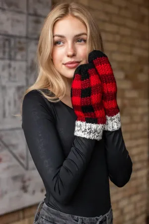 Plaid Mittens