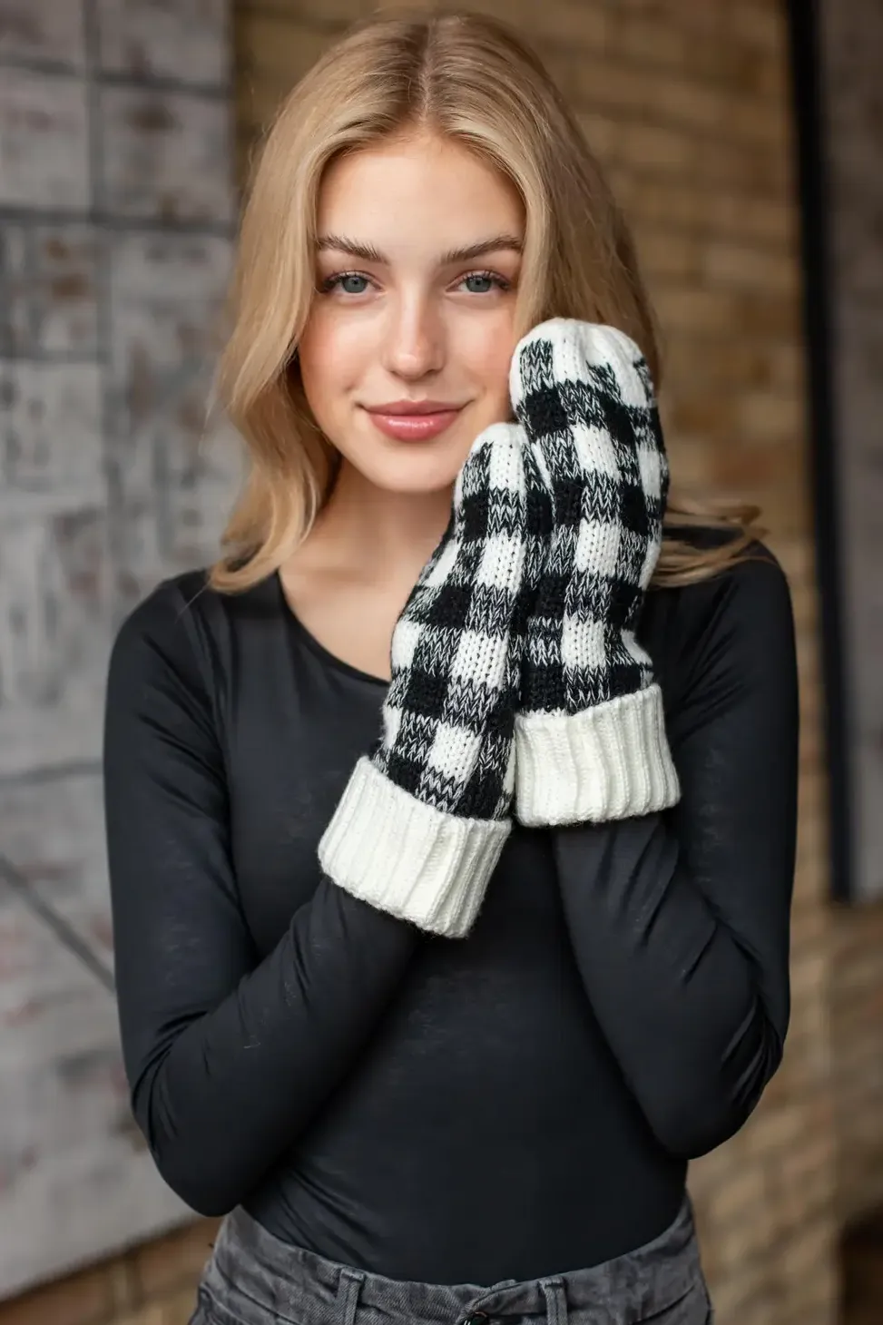 Plaid Mittens