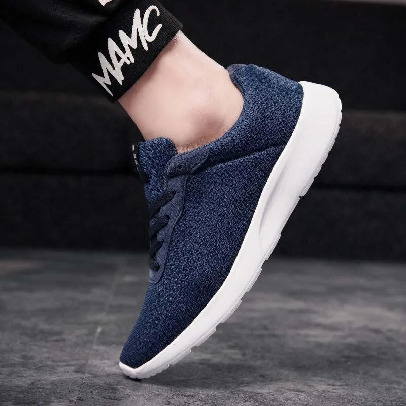 Plus Size 35-48 Summer Men Mesh Sneakers Comfortable Running Basketball Shoes Students Breathable Shockproof Non-slip Shoes