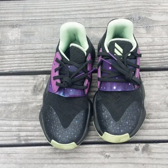 Preschool PS Youth Little Kids adidas James Harden Vol. 4 Glory Purple Sneakers