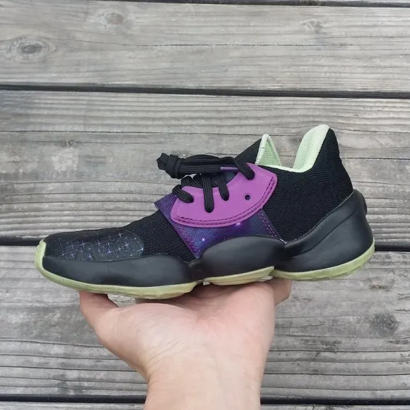 Preschool PS Youth Little Kids adidas James Harden Vol. 4 Glory Purple Sneakers