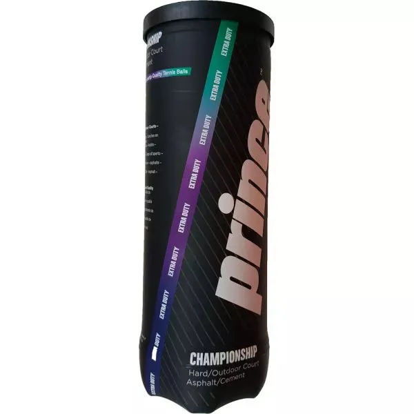 Prince Championship All Surface Tennis Balls | Durable & Consistent Bounce | 1 Can (3 Balls)