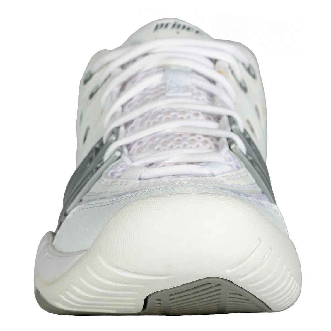 Prince T22 Women's Tennis Shoe (White/Silver)