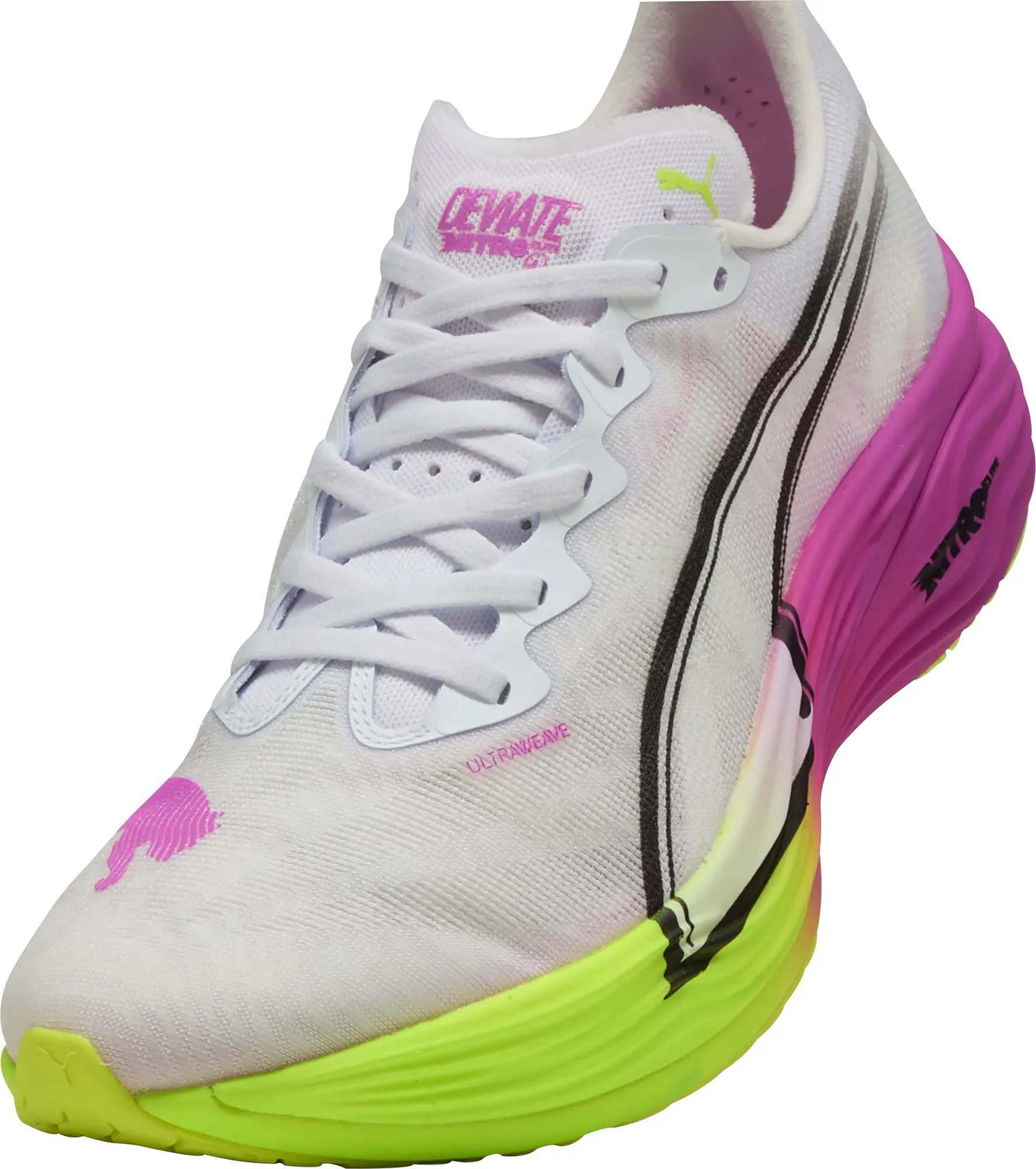 Puma Deviate Nitro Elite 3 Mens Running Shoes - White