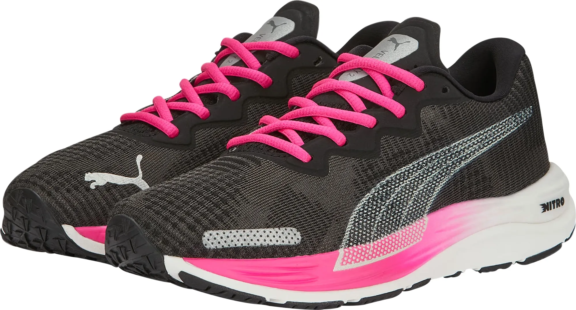 Puma Velocity Nitro 2 Womens Running Shoes - Black