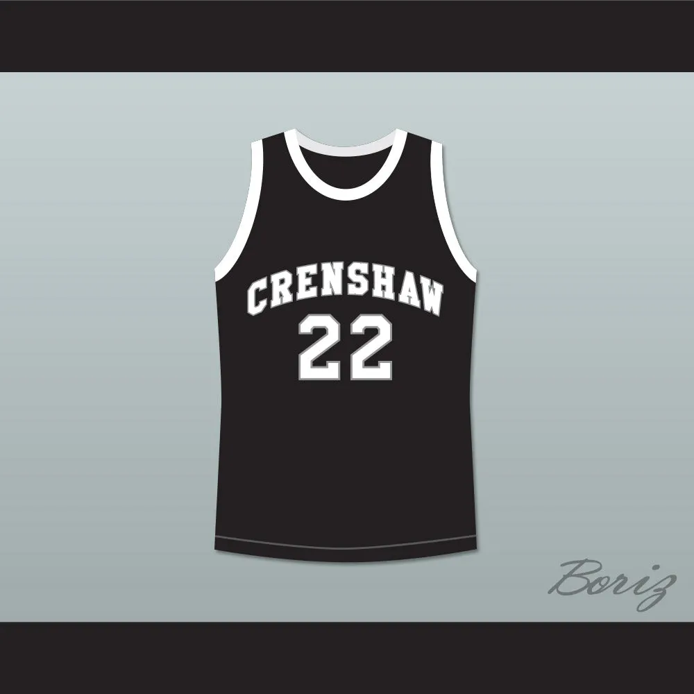 Quincy McCall 22 Crenshaw High School Black Basketball Jersey